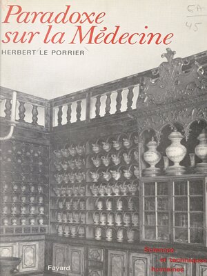 cover image of Paradoxe sur la médecine